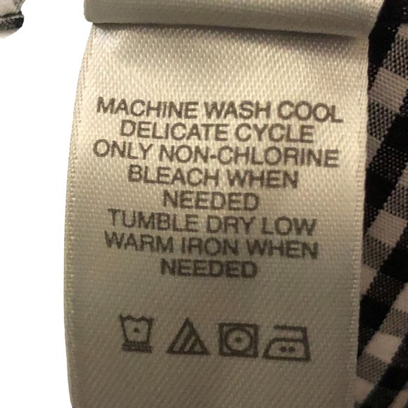 Liz Claiborne LizSport Blouse Womens XL Used Black White - Picture 10 of 16